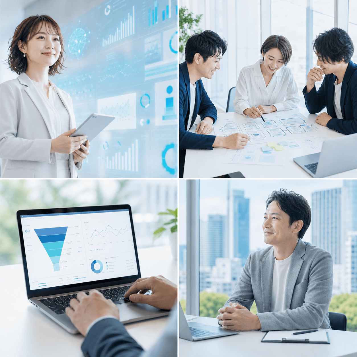AIを活用したLP制作・サイト制作のイメージ